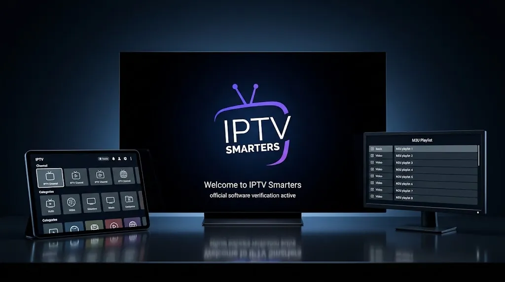 IPTV Smarters official logo and similar IPTV player apps