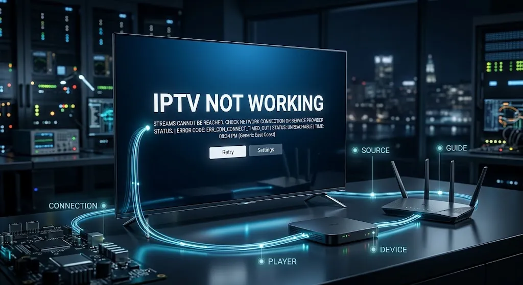 IPTV Not Working Maryland troubleshooting guide