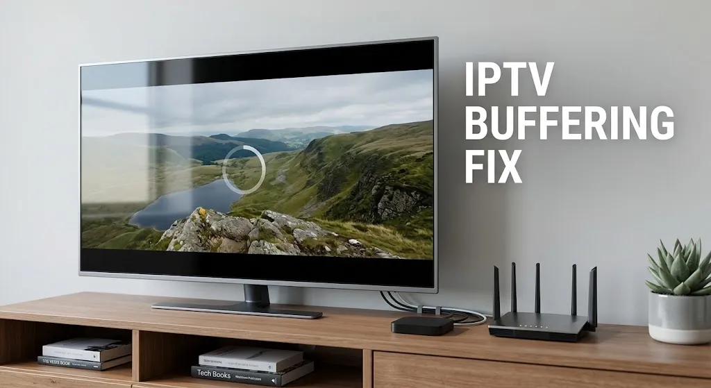 IPTV buffering fix on a smart TV during streaming playback