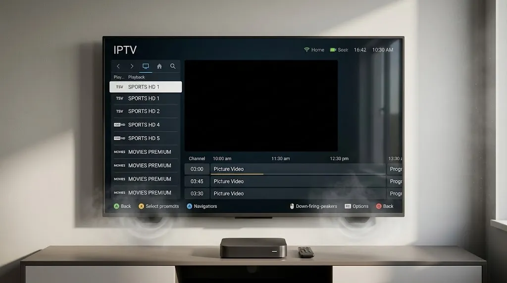 IPTV black screen with sound still playing and the video path failing