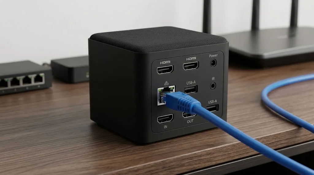 Fire TV Cube 3rd Gen with built-in Ethernet connection