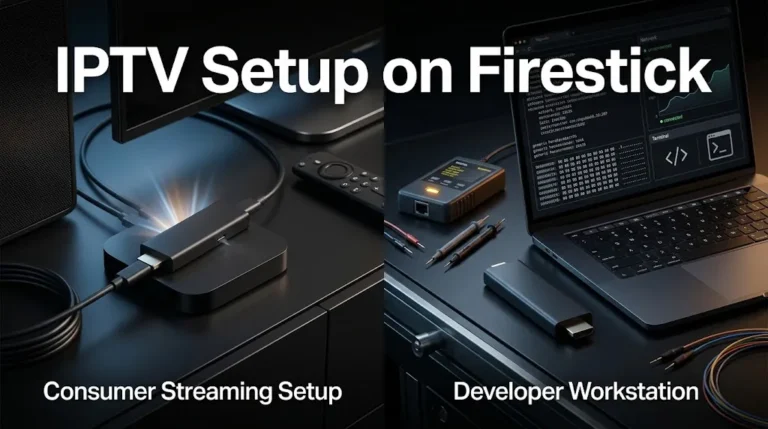 IPTV Setup on Firestick: two setup paths for different Fire TV operating systems