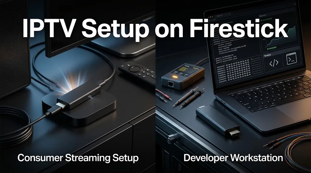 IPTV Setup on Firestick: two setup paths for different Fire TV operating systems