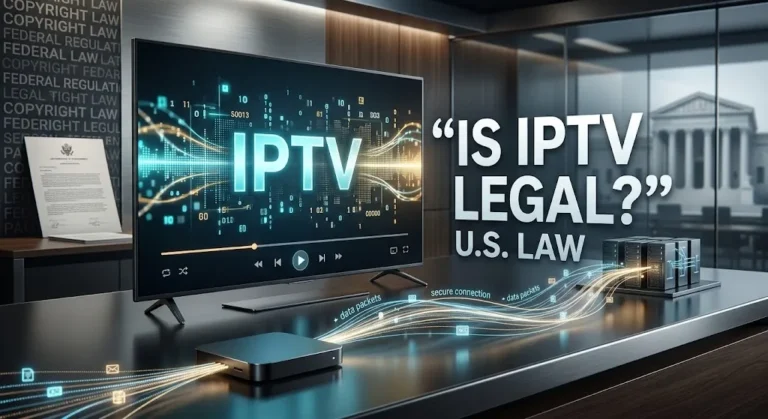 Is IPTV Legal? U.S. IPTV technology, streaming service, and federal law