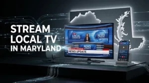 Stream local TV in Maryland with an antenna, station stream, and paid TV service