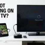 IPTV not working on Apple TV with playback failure shown on the TV